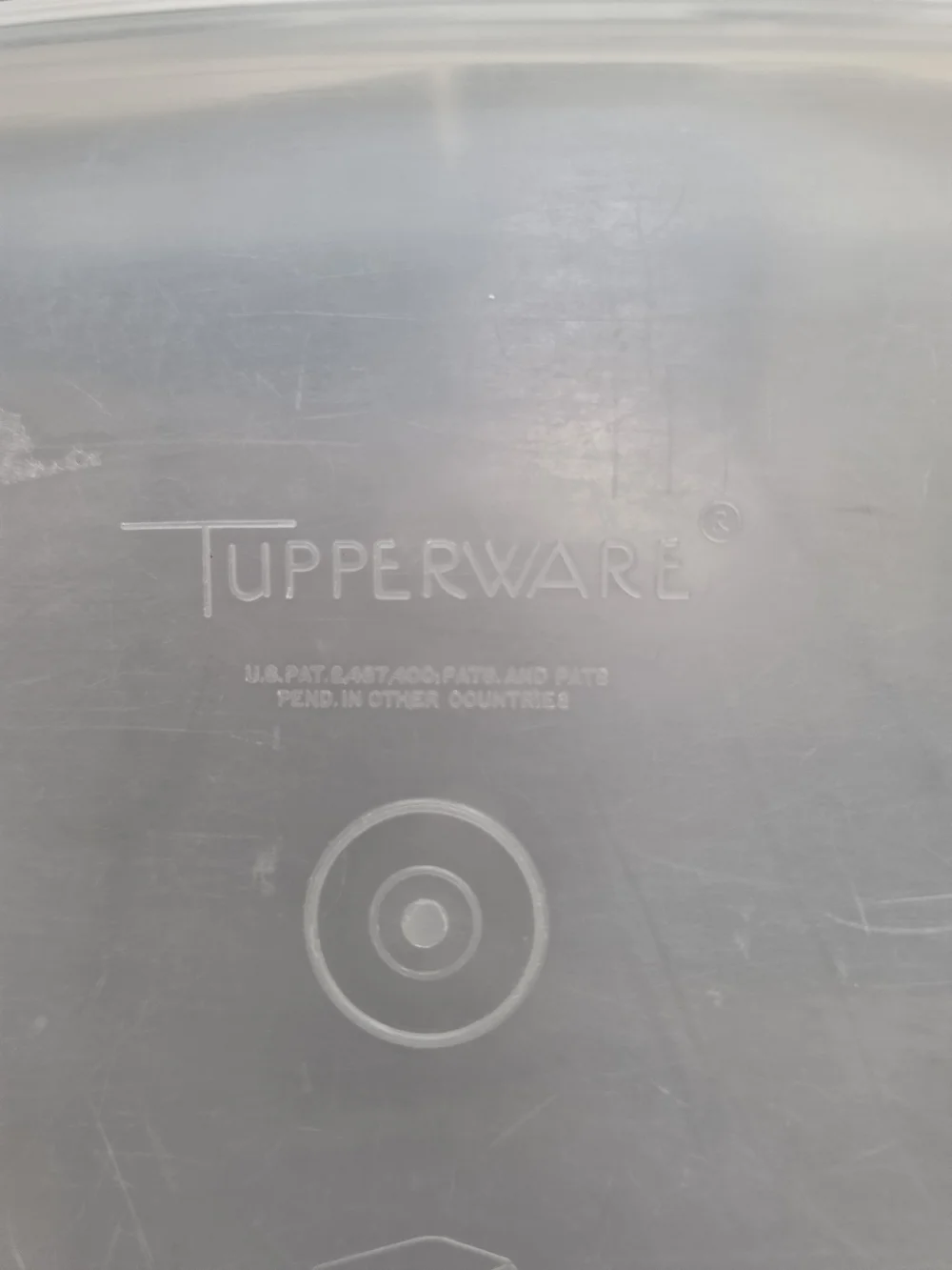 Tupperware durable food